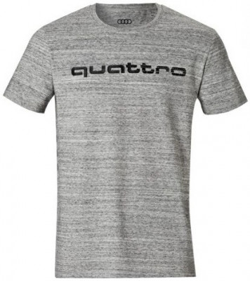 Tricou Barbati Oe Audi Quattro Gri Marimea S 3131701602 foto