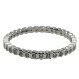 Inel argint 925 circular cu pietre incrustate m 51