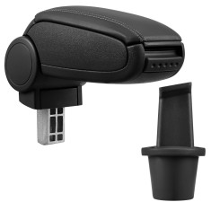 [pro.tec] Marca specifica pentru cotiera auto Dacia Duster - cotiera auto - cu compartiment pentru depozitare - imitatie piele - negru HausGarden Leis foto