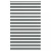 VidaXL Jaluzea tip zebra gri &icirc;nchis lățime țesătură 135,9 cm poliester