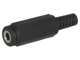 Mufă Audio Jack 3,5mm Mono Mamă cu Manșon
