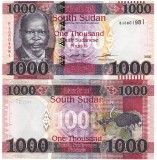 Sudanul de Sud 1 000 Pounds 2020 P-17 UNC