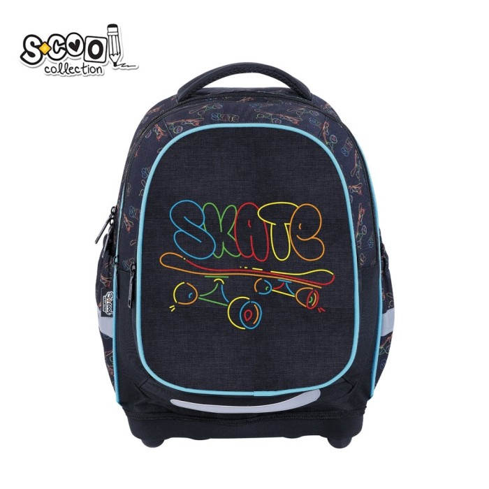 Ghiozdan anatomic SKATE, 39x33x18 cm &ndash; S-COOL