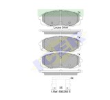 Icer set placute frana, frana disc