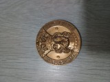 Mircea cel Batran , Societatea Numismatica Romana -Filiala CCA 1986 .Medalie bronz .Medalie bronz , reprezentare exceptionala .