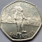 50 pence 2020 Isle of Man/ Insula Man, Bill Badger, km#1660, aunc