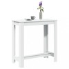 VidaXL Masă de bar, alb, 102x50x103,5 cm, lemn prelucrat 854409