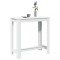 vidaXL Masă de bar, alb, 102x50x103,5 cm, lemn prelucrat 854409