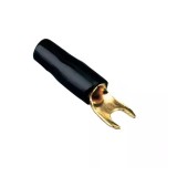Papuc Terminal tip furca 20mm2 M4 aurit izolat negru ACV 30.4420-03