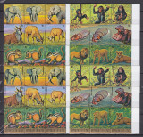 Cumpara ieftin Guinea 1977 - FAUNA DIVERSA - 12 Tripticuri - Michel 793/828 cota 55 Eur. - MNH, Nestampilat