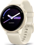 Cumpara ieftin Smartwatch Garmin vivoactive 6, GPS, 42mm, curea silicon, Lunar Gold