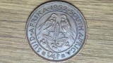 Africa de sud - moneda de colectie raruta - 1/4 penny / farthing 1952 AU/UNC -bronz- George VI - serie bianuala mai rara