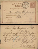 Germany 1874 Postal History Rare Postal stationery Bonn to Cologne D.288