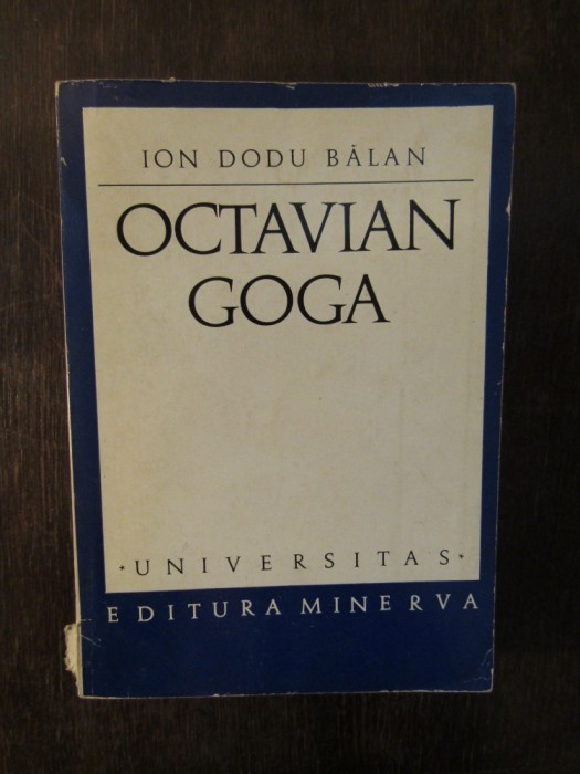 OCTAVIAN GOGA -ION DODU BALAN