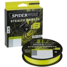 Fir Textil Spiderwire Stealth Smooth 8 Hi-Vis Yellow, 0.19mm, 18.00kg, 150m foto