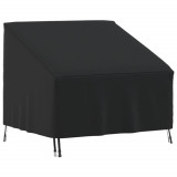 Husa scaun de gradina, negru, 96x79x49/74 cm, Oxford 420D GartenMobel Dekor, vidaXL