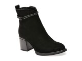Botine FLAVIA PASSINI negre, DX01302, din piele intoarsa