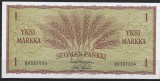!!! FINLANDA - 1 MARKKA 1963 - P 98 a 5 - UNC / CEA DIN SCAN