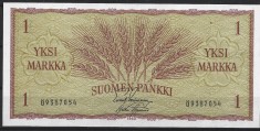 !!! FINLANDA - 1 MARKKA 1963 - P 98 a 5 - UNC / CEA DIN SCAN