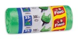Cumpara ieftin Saci menajeri cu manere 35 L verzi Fino HD 30 bucati/rola