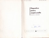 DISPOZITIVE PENTRU MASINI -UNELTE