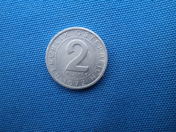2 GROSCHEN 1972 AUSTRIA