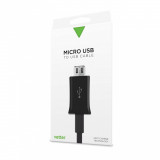 Cablu Vetter GO, Micro USB Cable, Fast Charge, Negru