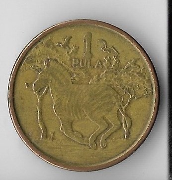 Moneda 1 pula 2013 - Botswana foto