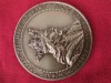 Medalie Comemorare 500 de ani de la moartea lui Stefan Cel Mare si Sfant 1453-1504 - 2004 .Verso Manastirea Putna 2 iulie 2004