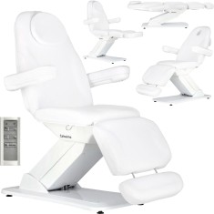 Scaun cosmetic electric pentru salonul de cosmetica pedicure reglare 3 cilindri Jayden foto