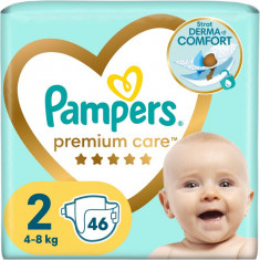 Pampers Premium Care Size 2 scutece de unică folosință 4-8kg 46 buc