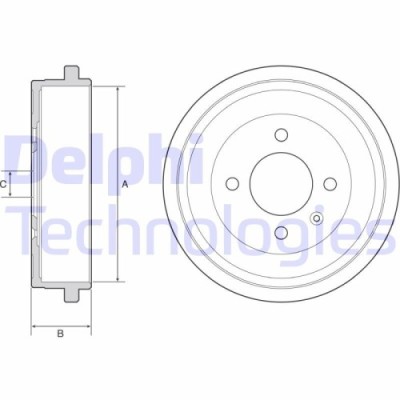Delphi Tambur frana foto