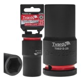 Cheie tubulara de impact in 6 puncte 3 / 4&quot;, 25 mm, Cr-Mo, Tvardy T00213-25
