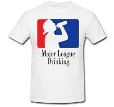 Tricou &amp;quot; Major league driking &amp;quot; foto