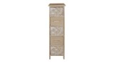 Cumpara ieftin Comoda lemn natur alb 26 x 32 x 98 cm