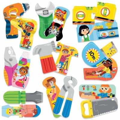 Headu Ecoplay - Puzzle-Uri Set Unelte foto