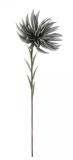 Set 12 Crizanteme artificiale gri 24x91 cm