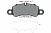 TEXTAR 2598301 set placute frana,frana disc