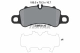 TEXTAR 2598301 set placute frana,frana disc