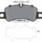 TEXTAR 2598301 set placute frana,frana disc