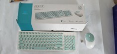 Tastatura si Mouse, , IK6630, Wireless, Alb , NEFOLOSITA , FUNCTIONEAZA .
