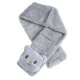 Fular gri cu pisicuta