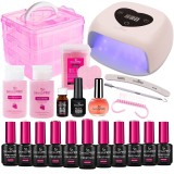 Cumpara ieftin Kit Oja Semipermanenta SensoPRO Milano PRESTIGIO Studio + Lampa UV