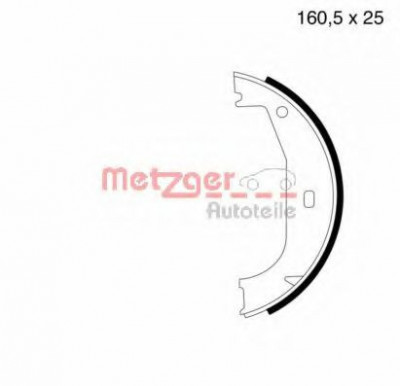 Set saboti frana, frana de mana BMW Seria 3 Compact (E36) (1994 - 2000) METZGER MG 626 foto