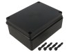 Carcasa universala PAWBOL ABS IP65, Negru, 140x190x70mm, Rezistenta UV