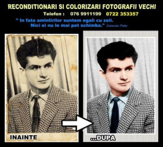 RECONDITIONARI SI COLORIZARI fotografii vechi foto