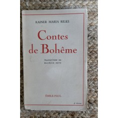 CONTES DE BOHEME- RAINER MARIA RILKE