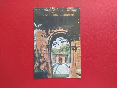 CARTE POSTALA - RSR - CRAIOVA - PODUL SUSPENDAT DIN PARCUL POPORULUI foto