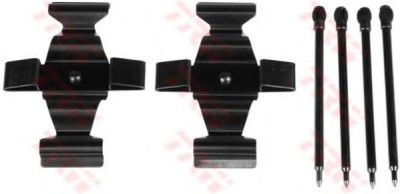 Set accesorii, placute frana MERCEDES S-CLASS (W220) (1998 - 2005) TRW PFK483 foto
