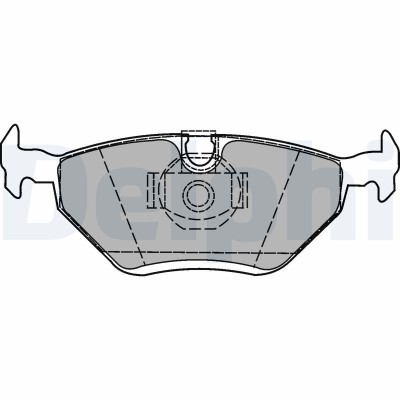 DELPHI LP1423 set placute frana,frana disc foto
